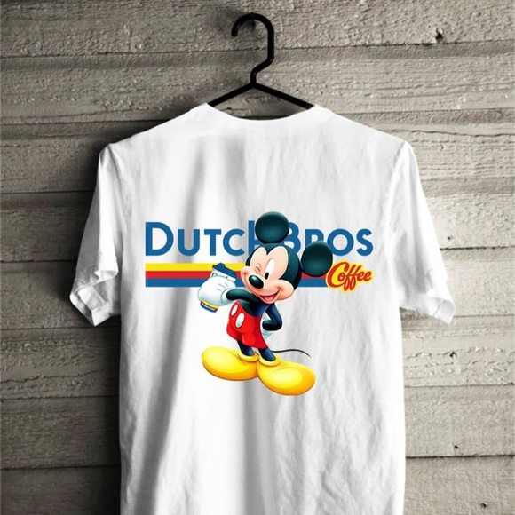 dutch bros Tops - Dutch bros and Mickey Mouse t shirt dutch bros Tops - Dutch bros and Mickey Mouse t shirt